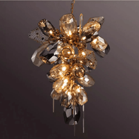 Modern Art Glass Crystal Chandelier
