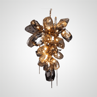 Modern Art Glass Crystal Chandelier