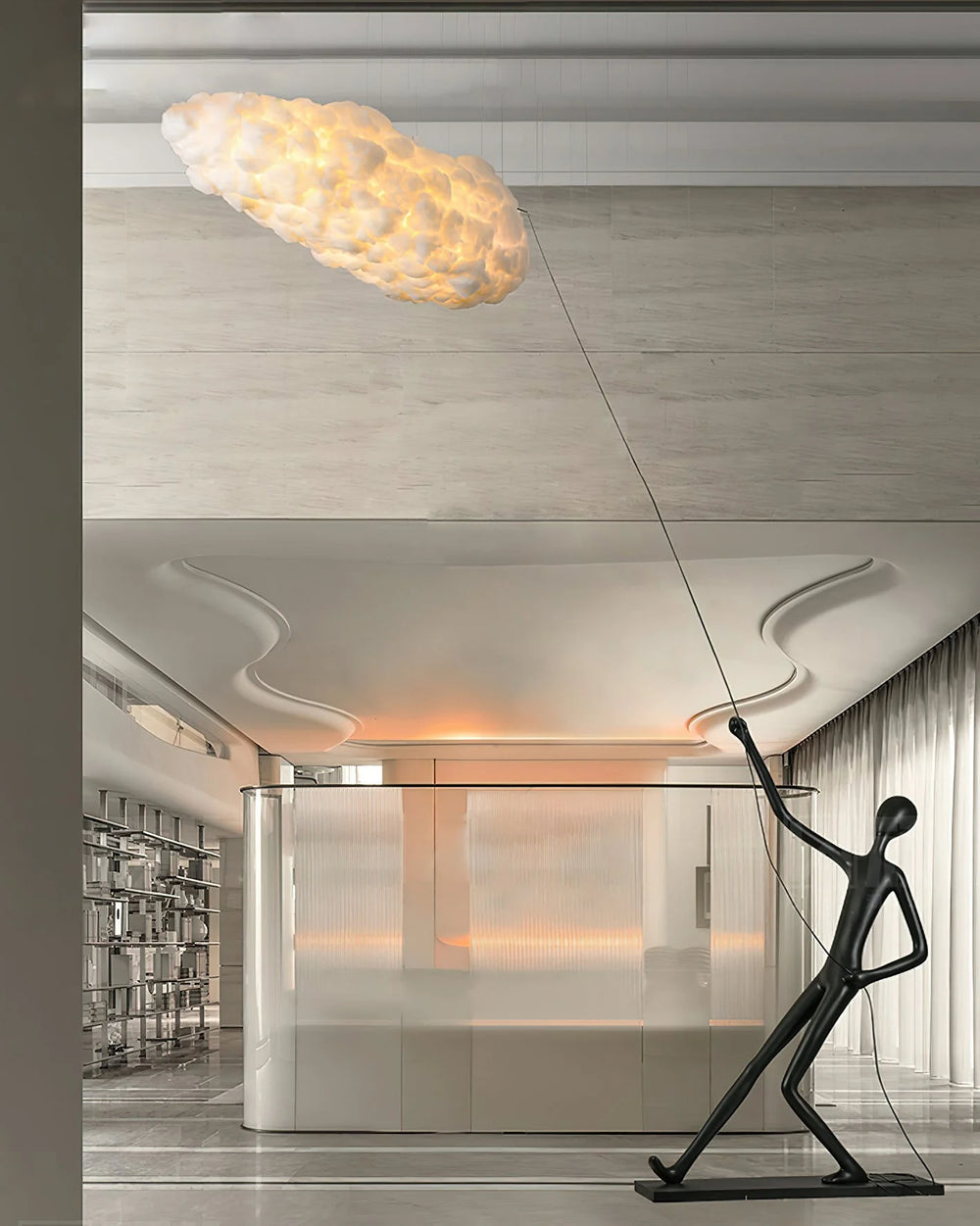 ATLAS CLOUD Sculpture Floor Lamp
