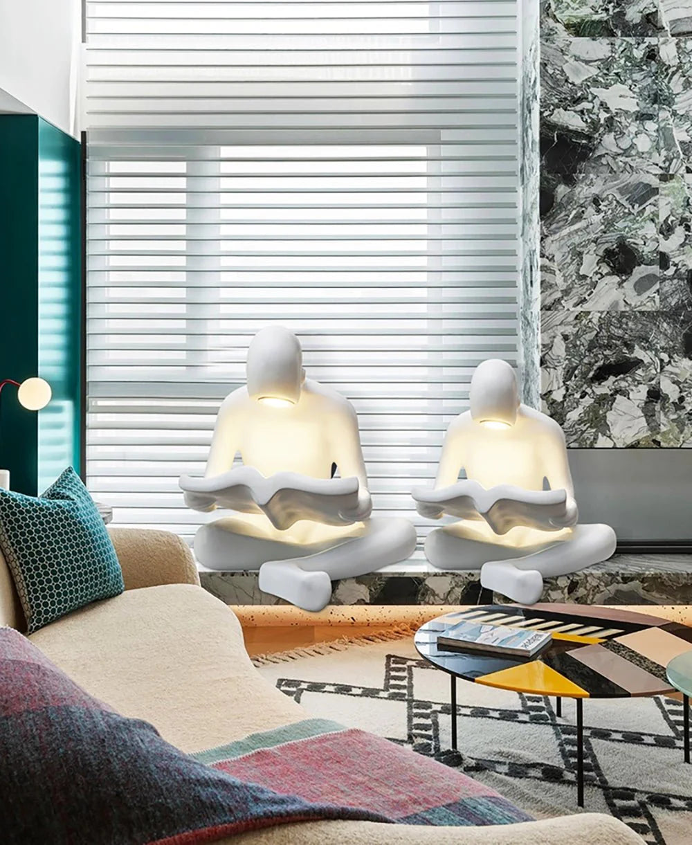 ELLIOTT READING Sculpture Floor Lamp