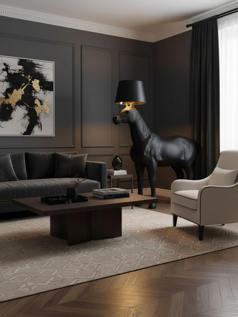EQUINE Majesty Floor Lamp