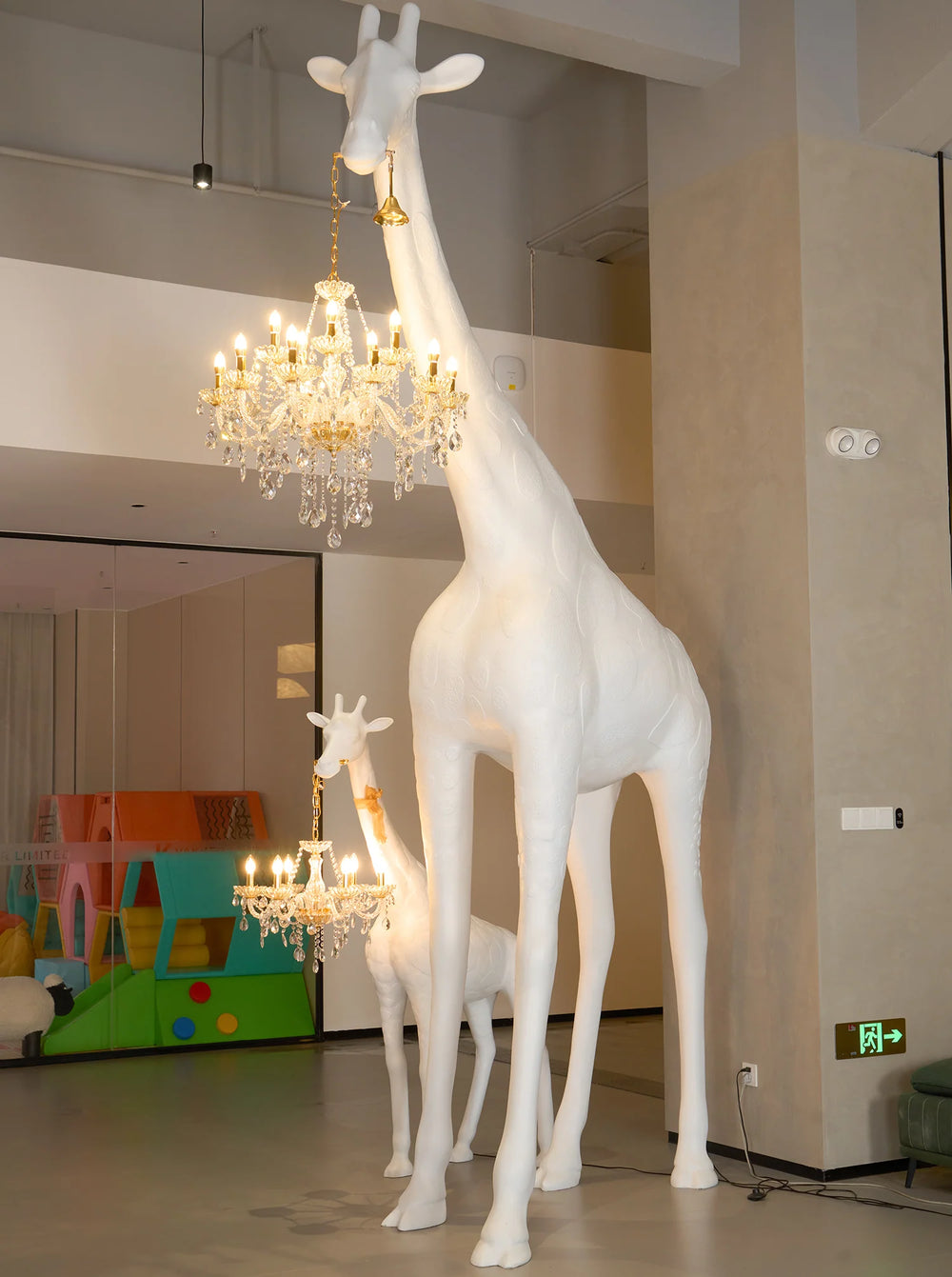 GIRAFFE Sculpture Floor Lamp