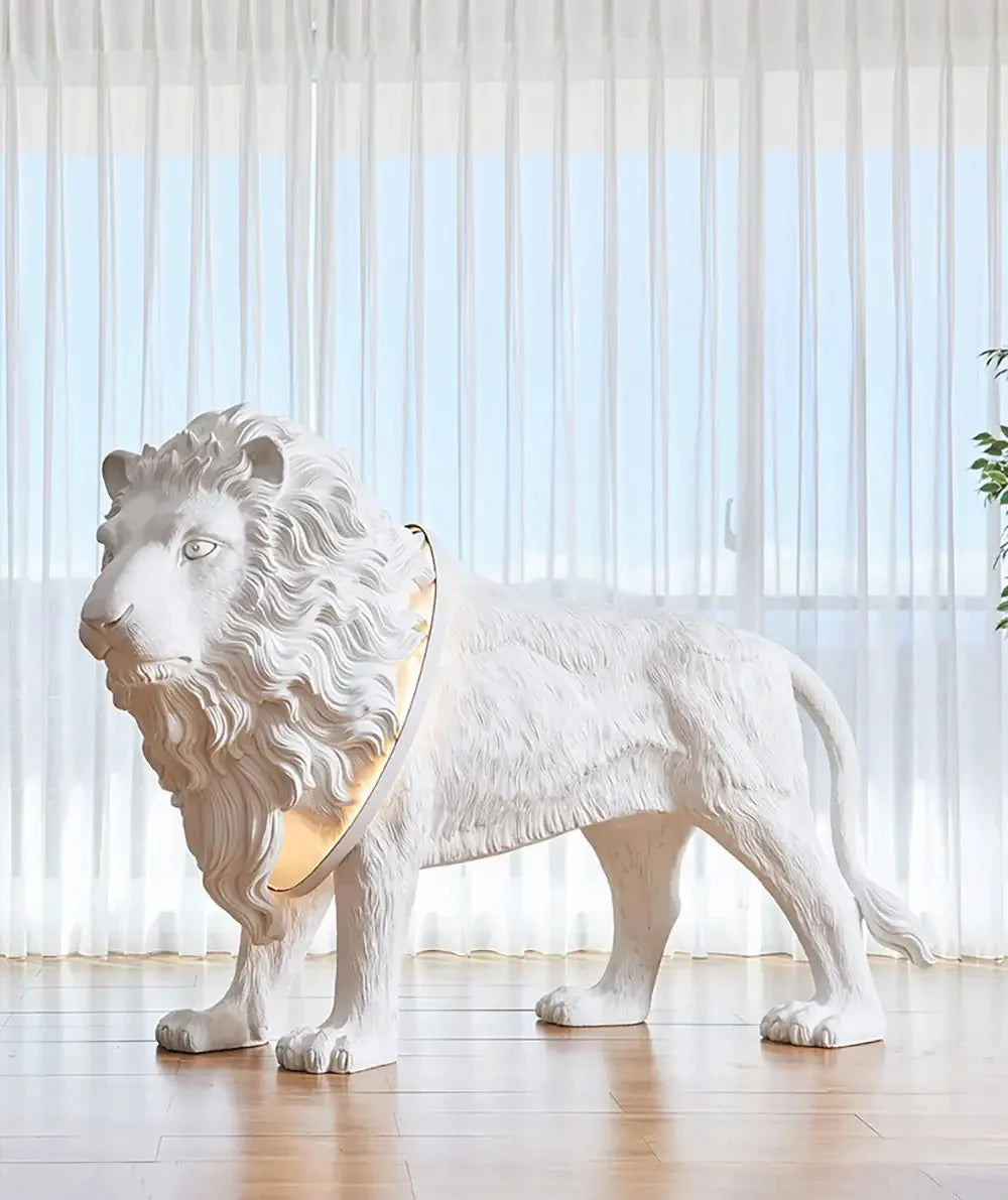LEO LION Sculpture Floor Lamp