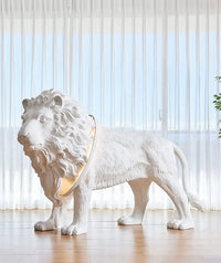 LEO LION Sculpture Floor Lamp