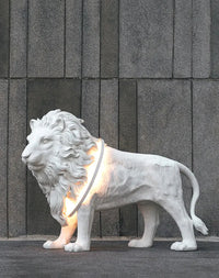 LEO LION Sculpture Floor Lamp