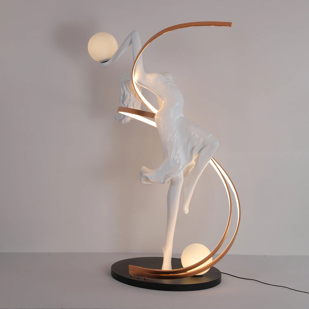MISHA Goddess Statue Floor Lamp