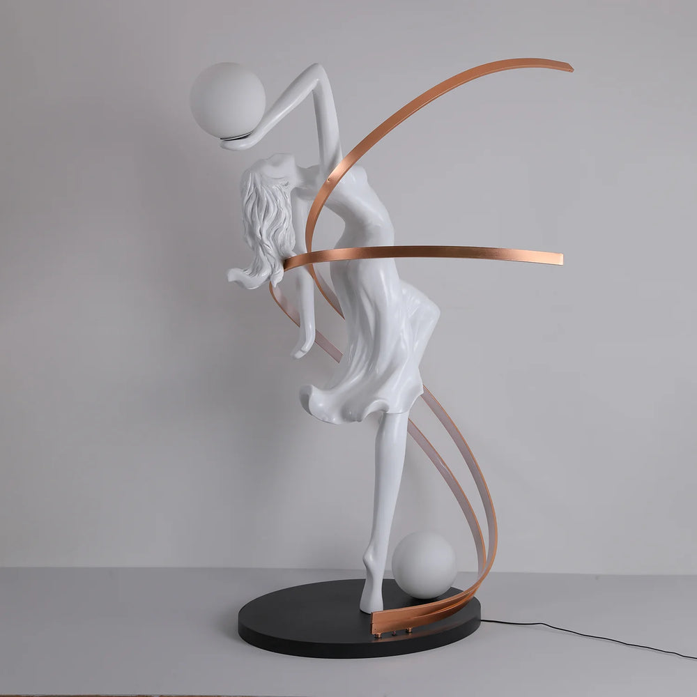 MISHA Goddess Statue Floor Lamp