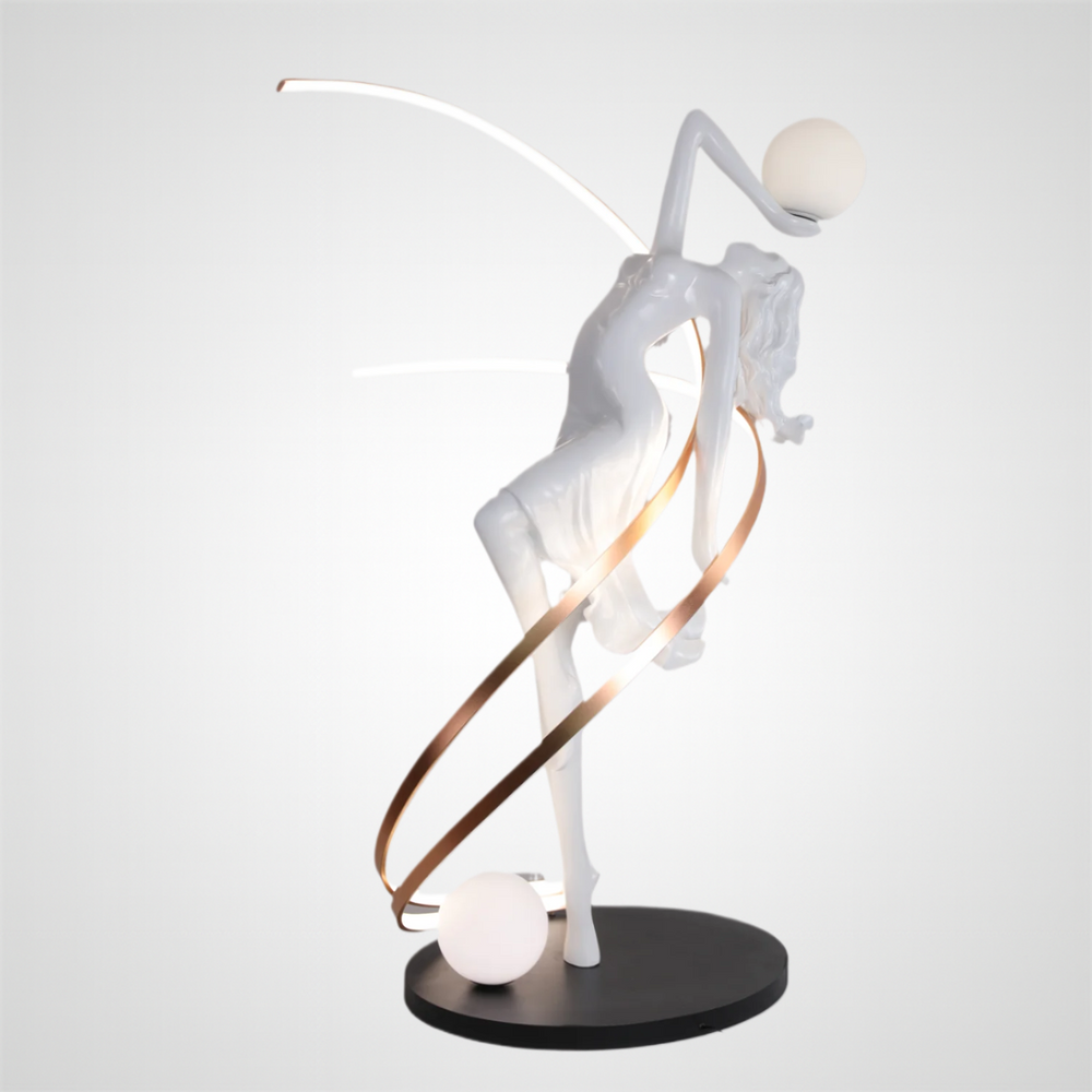MISHA Goddess Statue Floor Lamp