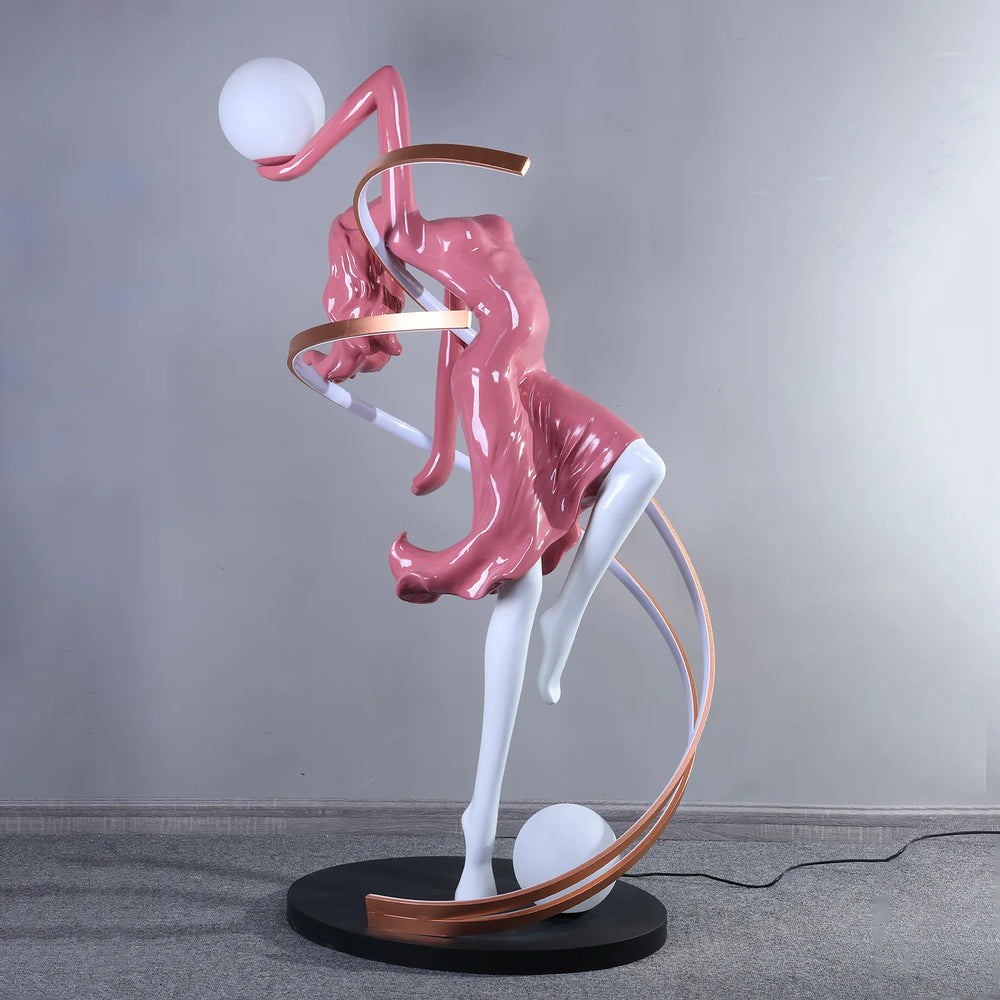 MISHA Goddess Statue Floor Lamp