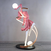 MISHA Goddess Statue Floor Lamp