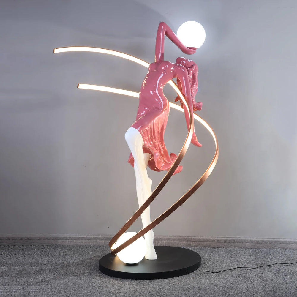 MISHA Goddess Statue Floor Lamp