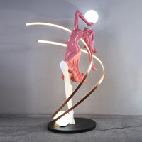MISHA Goddess Statue Floor Lamp