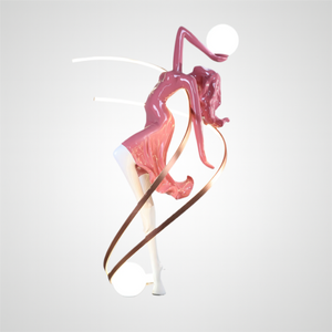 MISHA Goddess Statue Floor Lamp