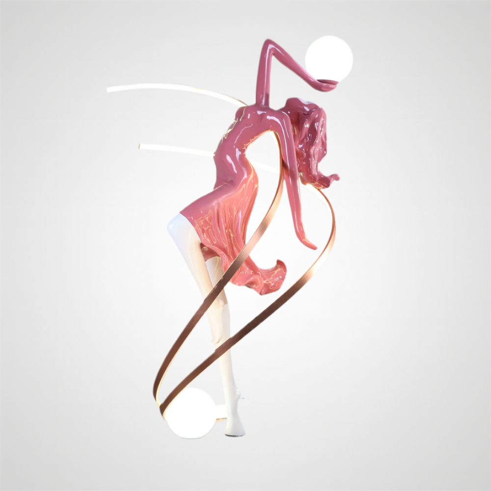 MISHA Goddess Statue Floor Lamp