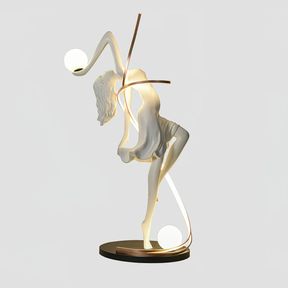 MISHA Goddess Statue Floor Lamp
