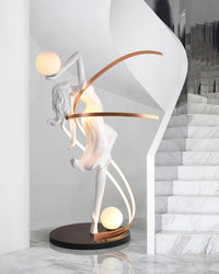 MISHA Goddess Statue Floor Lamp