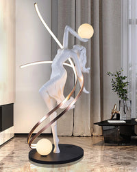 MISHA Goddess Statue Floor Lamp