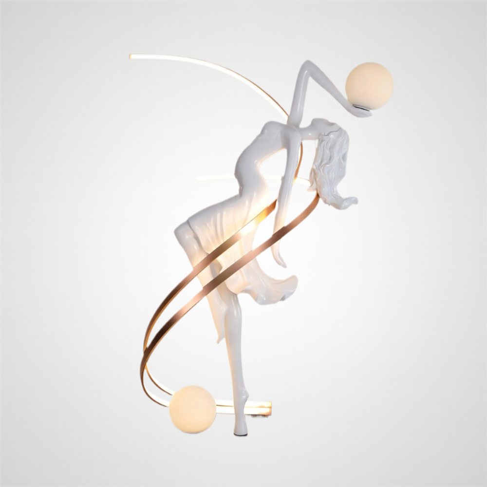 MISHA Goddess Statue Floor Lamp