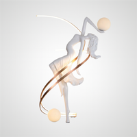 MISHA Goddess Statue Floor Lamp