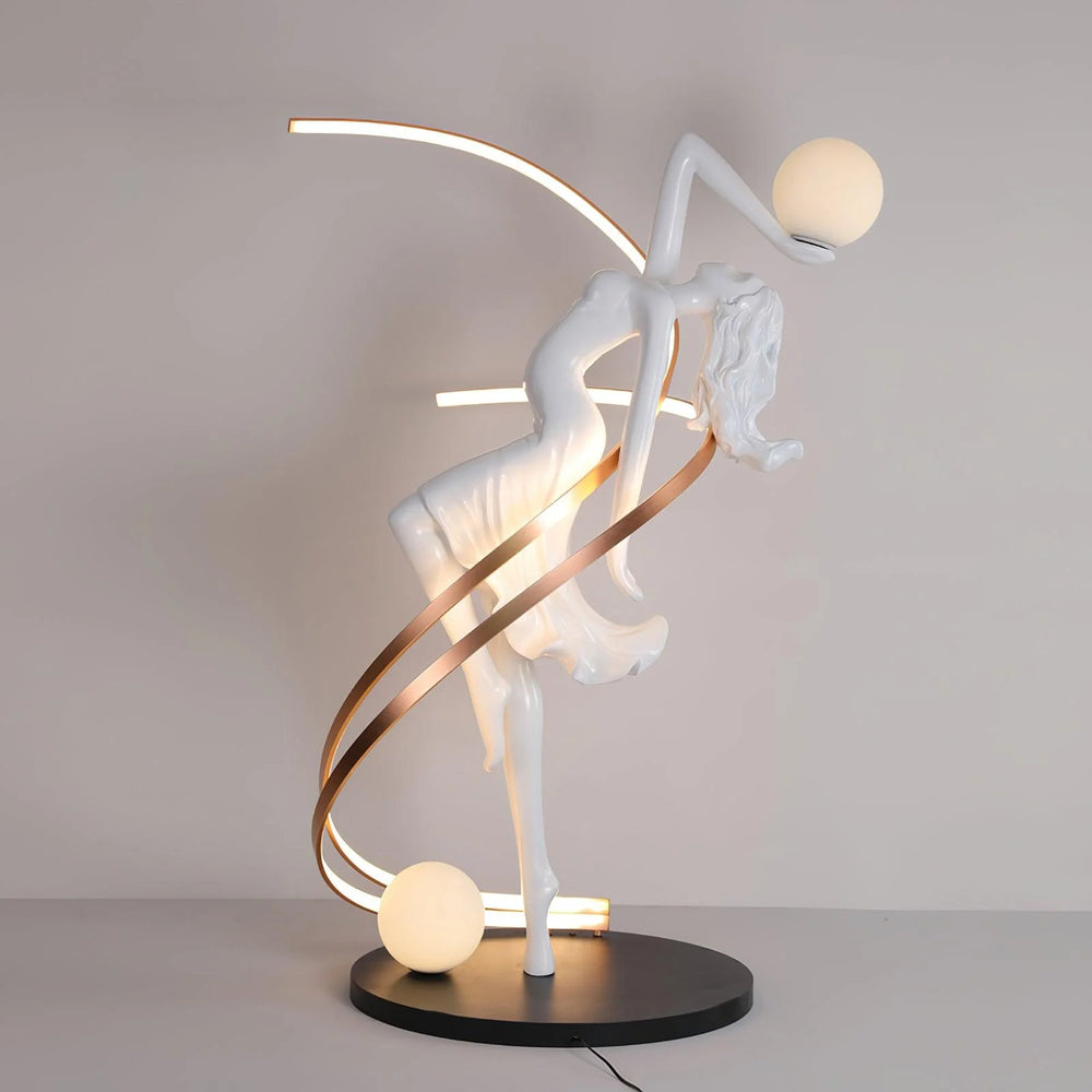 MISHA Goddess Statue Floor Lamp