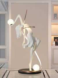 MISHA Goddess Statue Floor Lamp