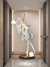 MISHA Goddess Statue Floor Lamp