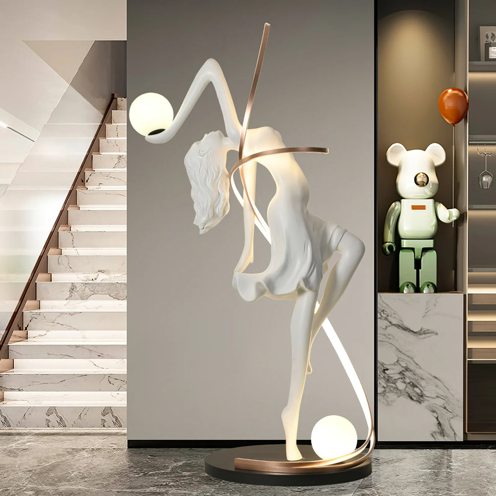 MISHA Goddess Statue Floor Lamp