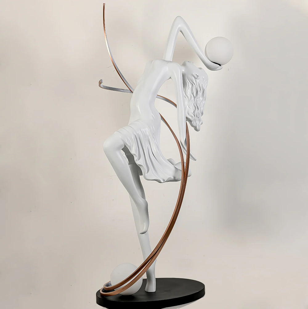 MISHA Goddess Statue Floor Lamp