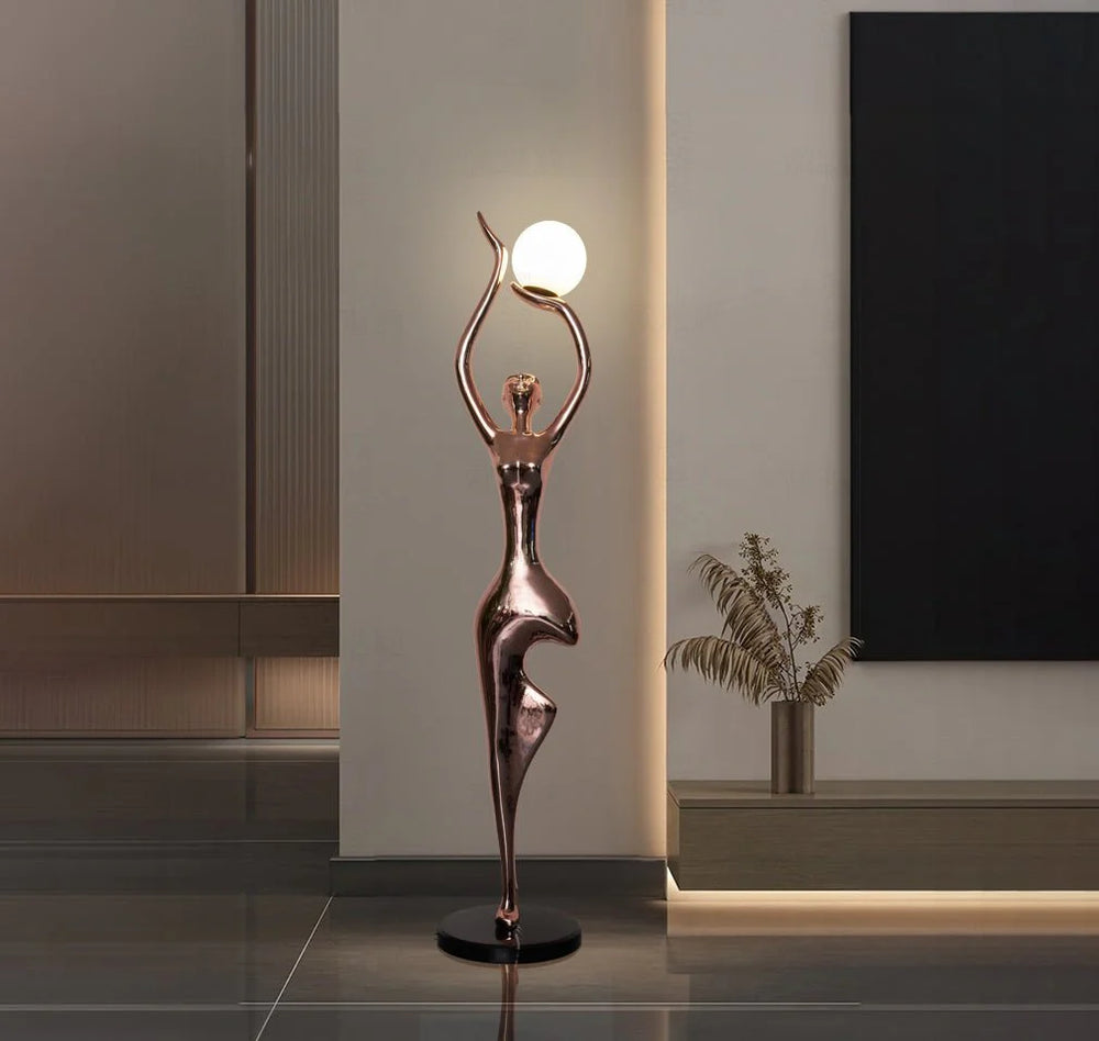 POSE YOGA Sculpture Floor Lamp