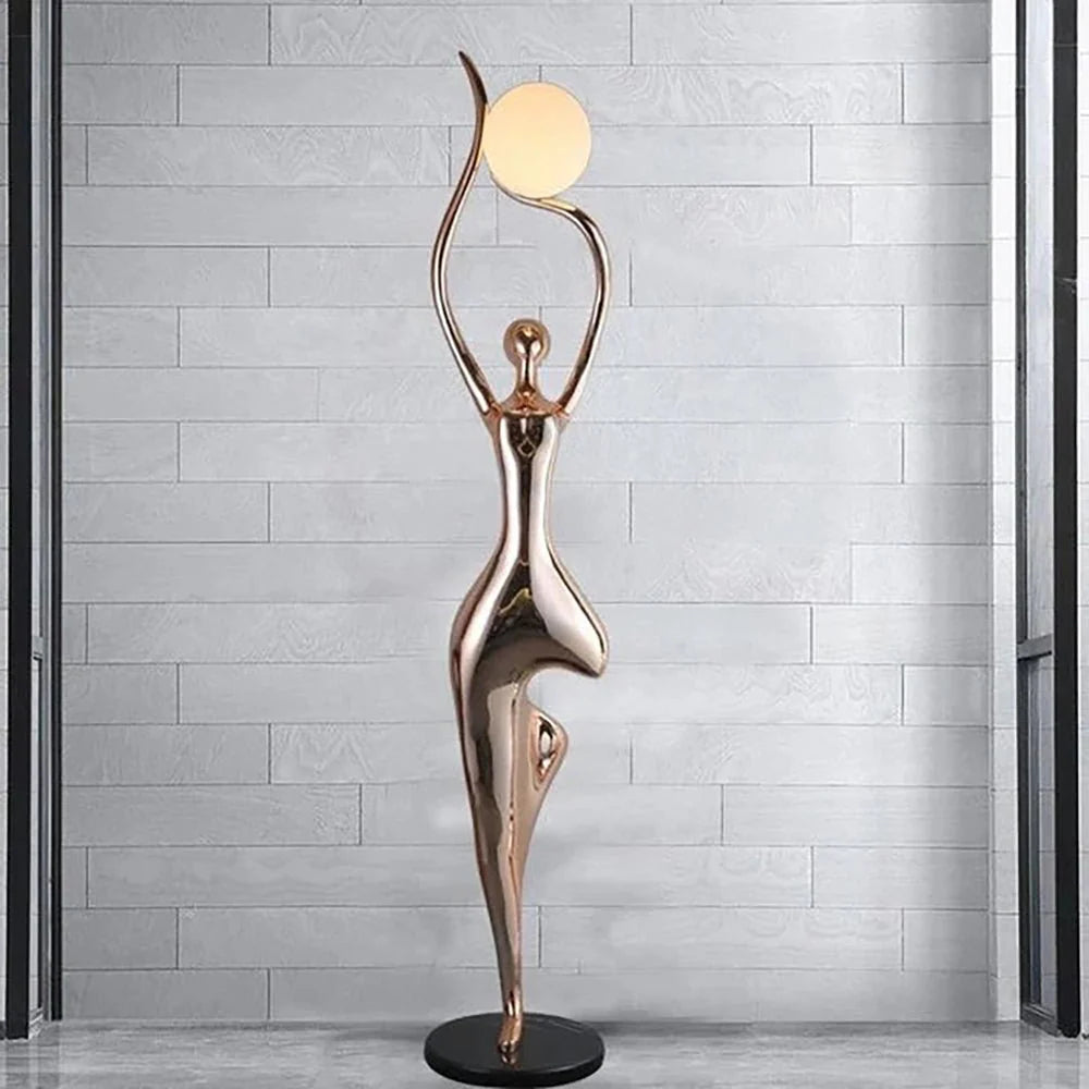 POSE YOGA Sculpture Floor Lamp