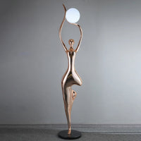 POSE YOGA Sculpture Floor Lamp