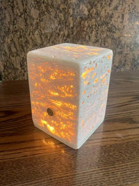 Travertine Table Lamp