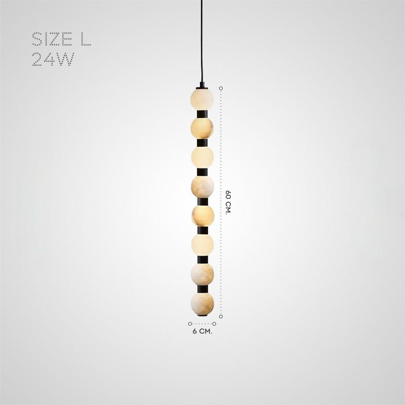 Achates Black Pendant Light