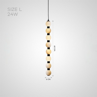 Achates Black Pendant Light