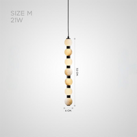 Achates Black Pendant Light