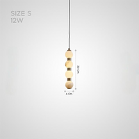 Achates Black Pendant Light