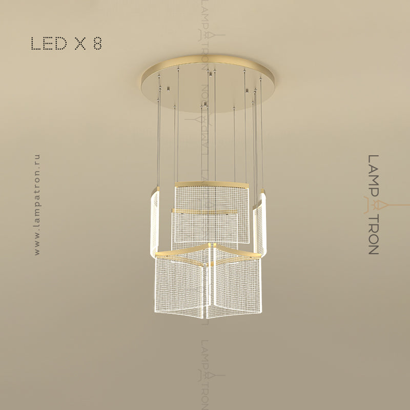 AKSELINE Cascade lighting fixtures