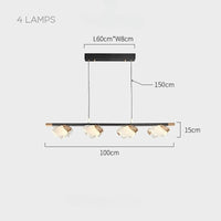 AUBREY L Long lighting fixture
