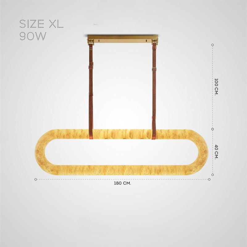 Barnaby slatted, row lamp