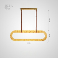 Barnaby slatted, row lamp