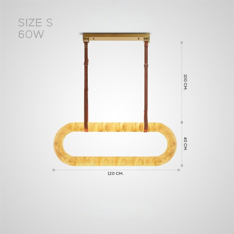 Barnaby slatted, row lamp