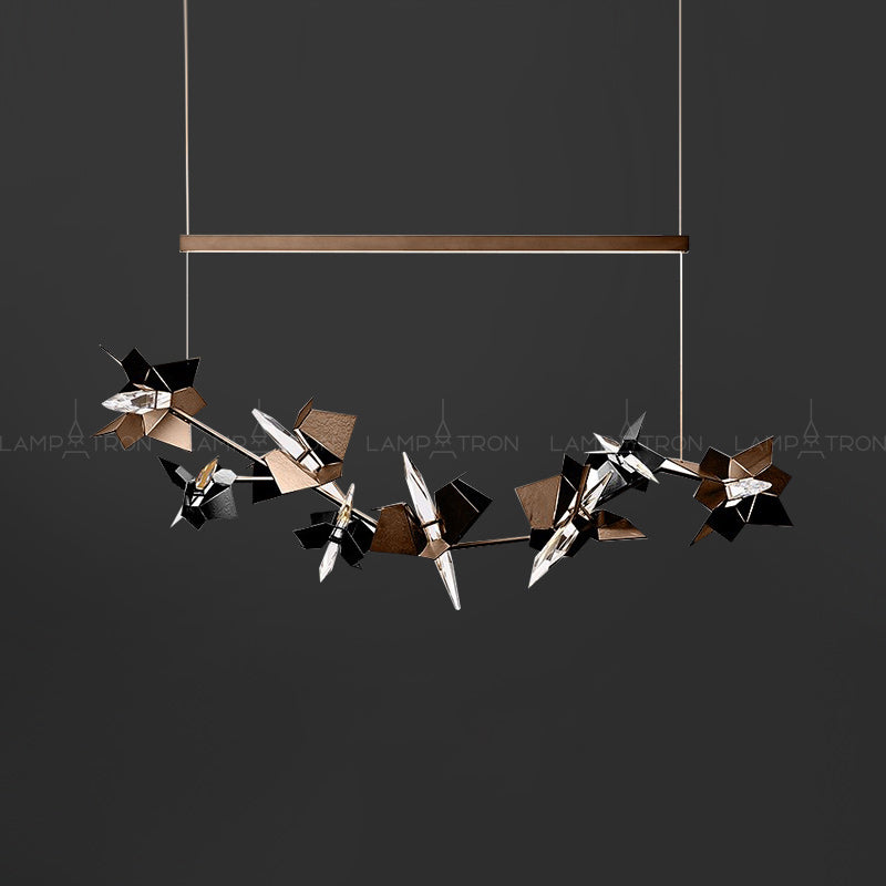 BERGAMO Long lighting fixture