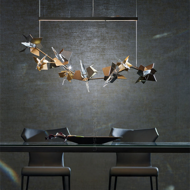 BERGAMO Long lighting fixture