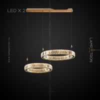 BERTOLDA L Ring lighting fixture