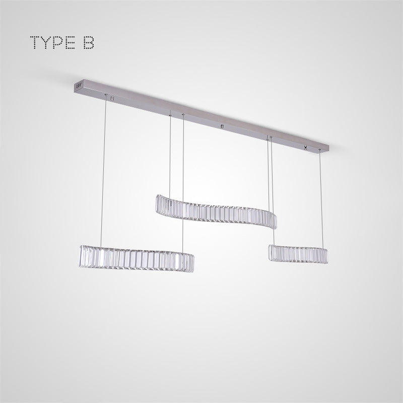 BERTOLDA TRIO Long lighting fixture