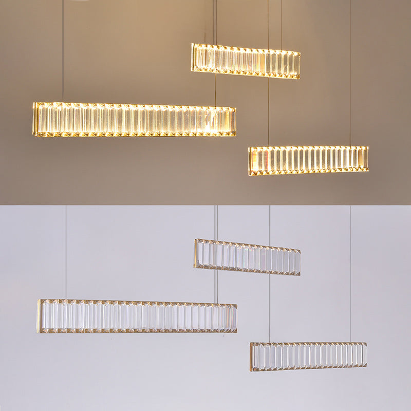 BERTOLDA TRIO Long lighting fixture