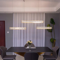 BERTOLDA TRIO Long lighting fixture