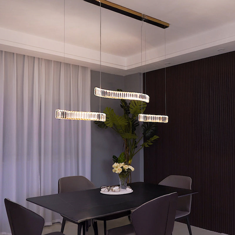 BERTOLDA TRIO Long lighting fixture
