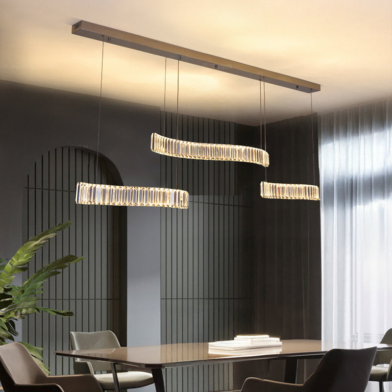 BERTOLDA TRIO Long lighting fixture