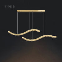 BERTOLDA W DUO Long lighting fixture